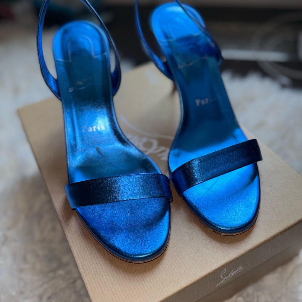 Christian Louboutin Blue Stiletto Heels sz39